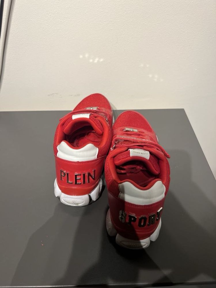 Buty Plein Sport, Phillip Plein czerwone, kilka razy założone!