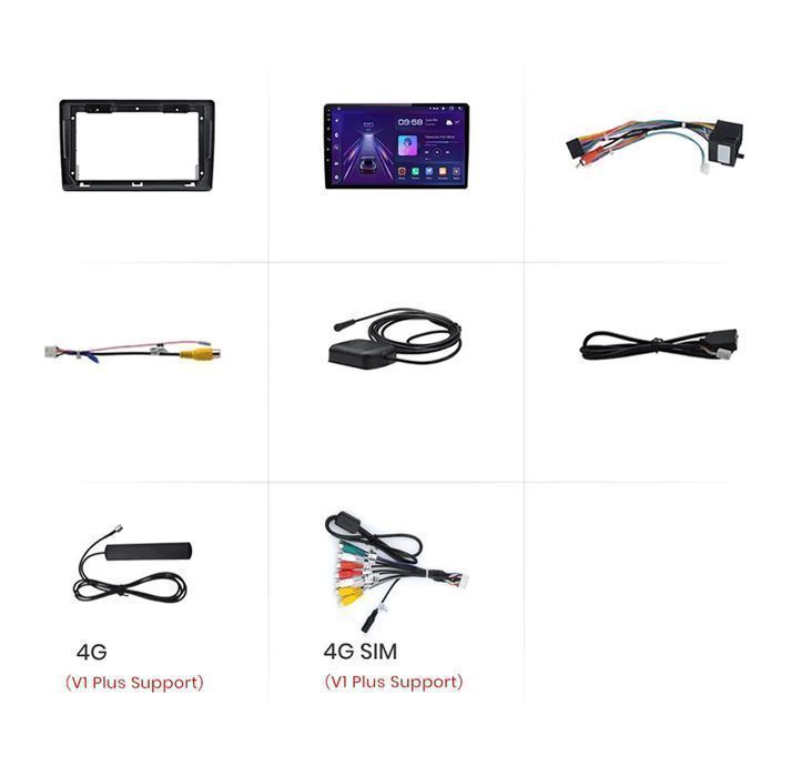 Radio Android 2-DIN Fiat Ducato, Boxer, Jumper 2006 - 2015 1GB-32GB