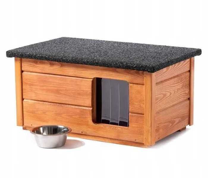 Buda dla psa kota GRATISY ocieplana drewniana nowa solidna domek pies