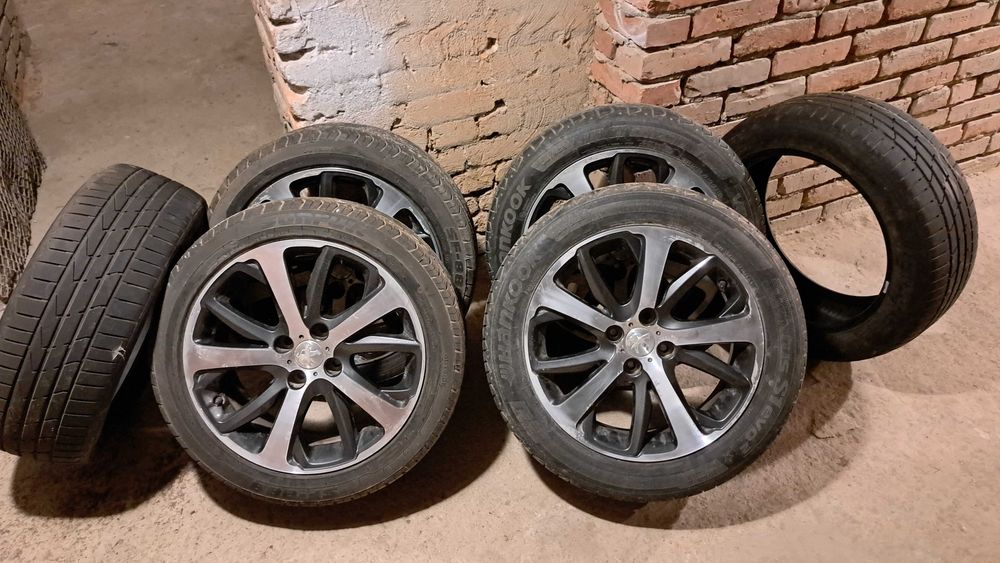 Felgi aluminiowe 17 cali Peugeot z oponami
