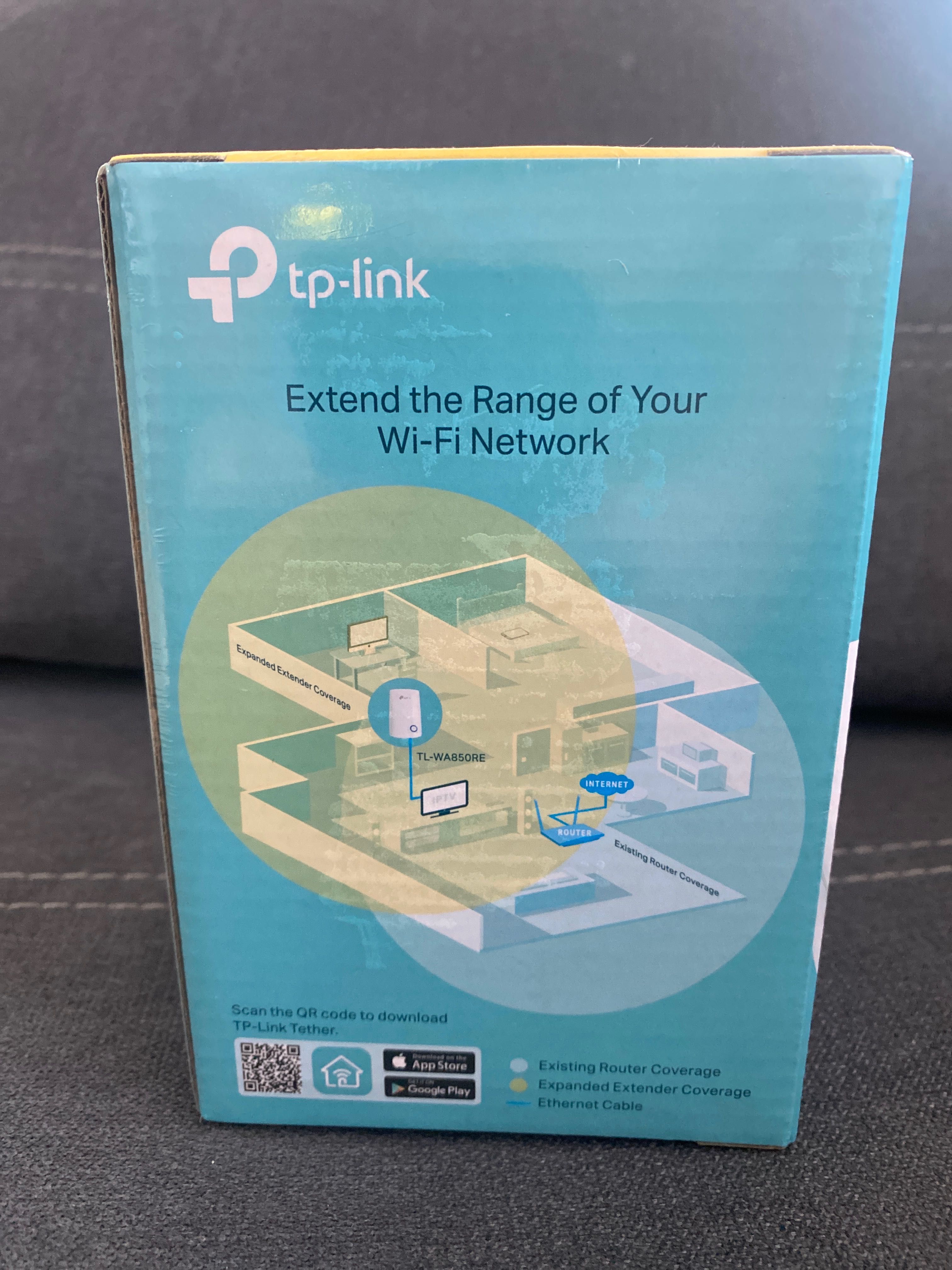 Wzmacniacz sygnału wifi tp-link wa850re repeater wifi z gniazdem lan