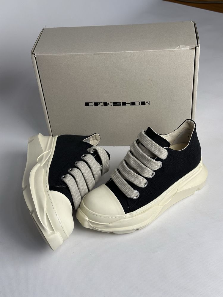 Rick Owens Ramones jumbo lace laces abstract кеди кросівки кросовки 43