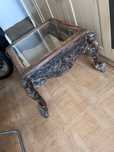 Stolik zabytkowy antyk indyjski coffee table