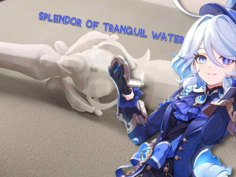Genshin Impact Furina Splendor of Tranquil Waters furina cosplay/prop