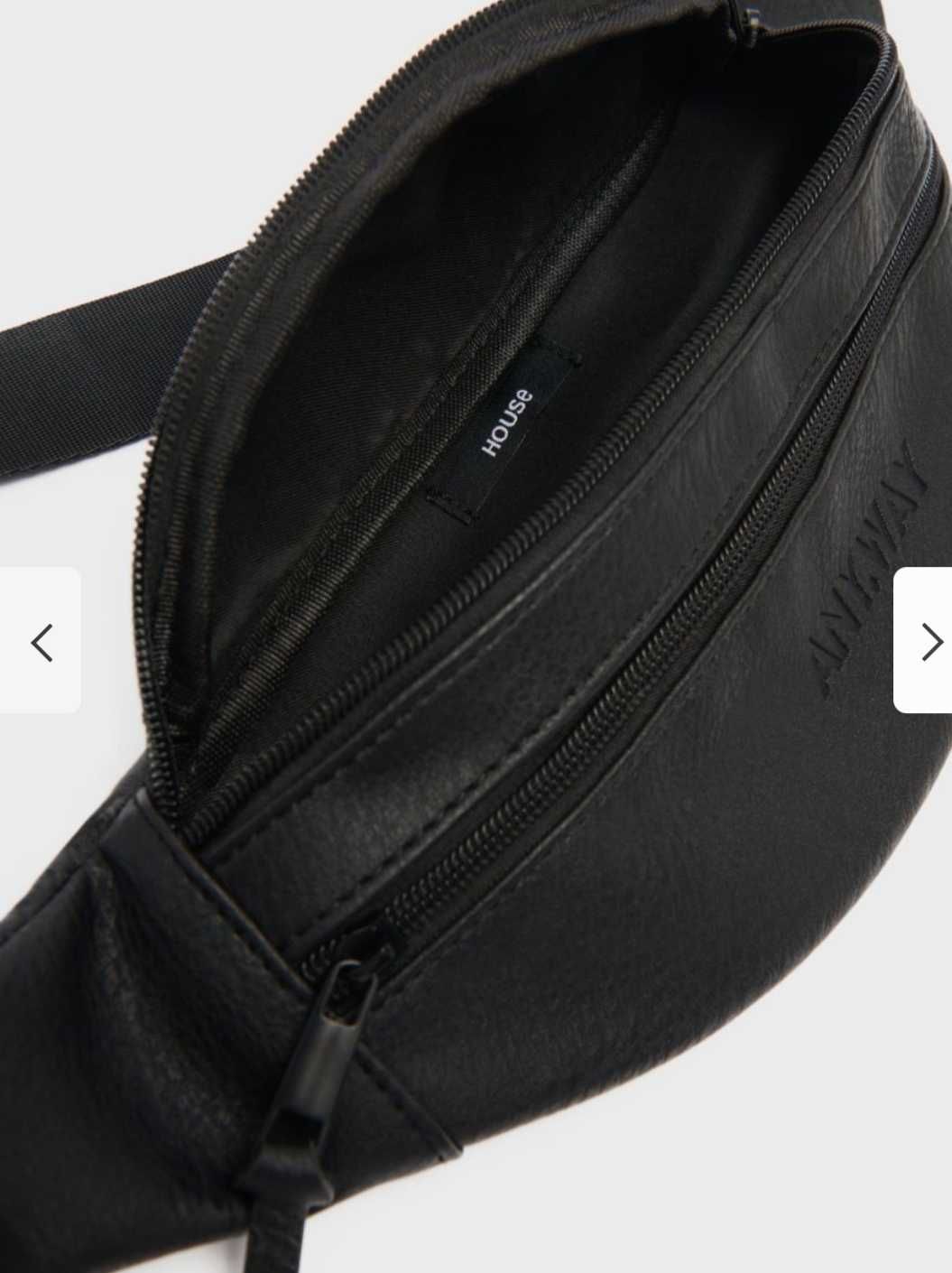 Nowa Saszetka nerka do pasa skóra elegancka Prezent dla faceta