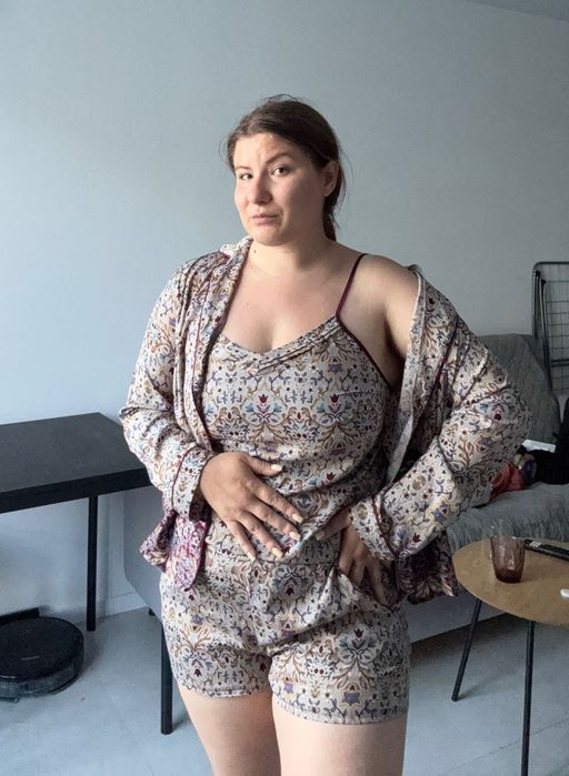 Піжама, піжамний комплект, шорти, майка та сорочка