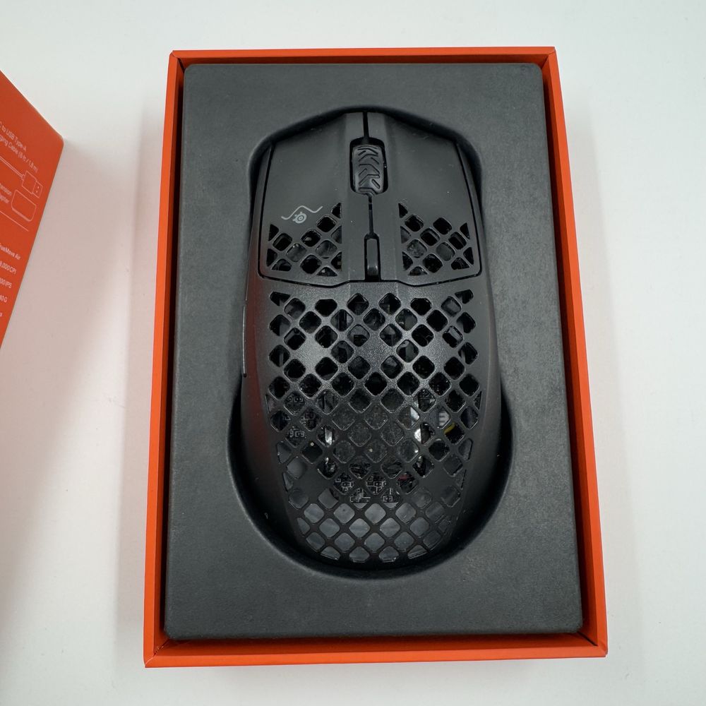 Ігрова бездротова мишка SteelSeries Aerox 3 Wireless Чорна