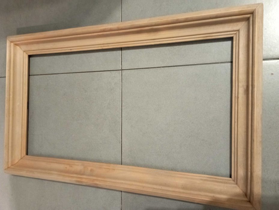 Stara drewniana rama do lustra,itp.Vintage PRL