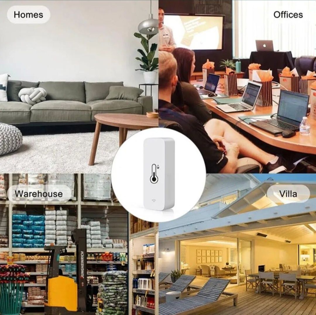 ‼️WI-FI датчик температуры и влажности Tuya Smart life Датчик ‼️