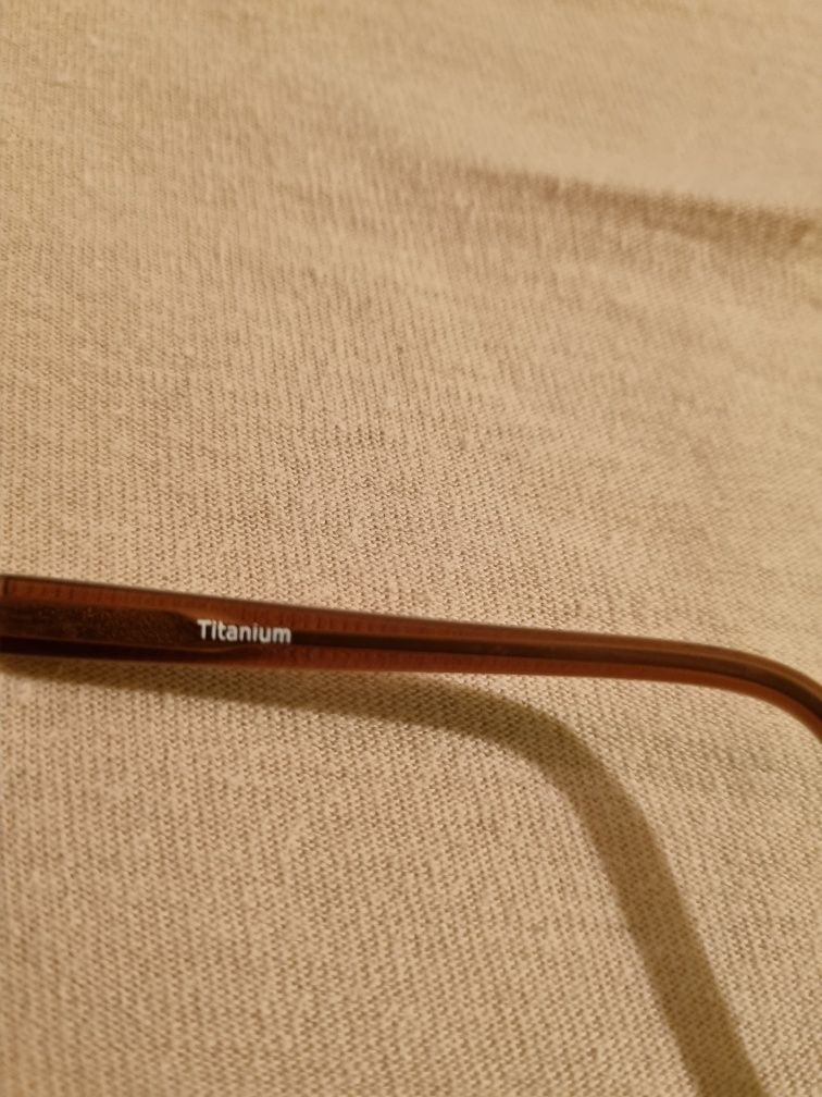 Titan 305 Okulary ramki z polerowanego złota  z tytanu