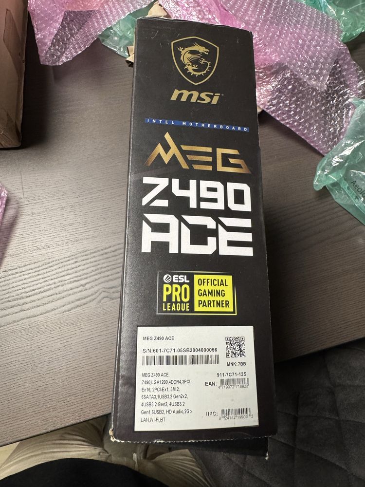 MSI MEG Z490 ACE – ATX / LGA1200 – rozpakowana, nieużywana