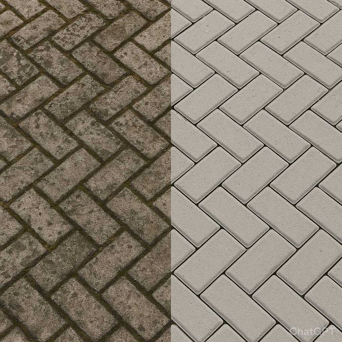 Mycie calego podworza.