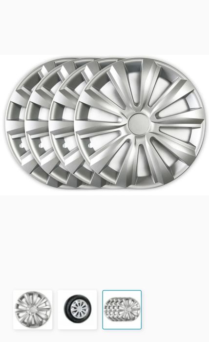 Ковпаки Delta 15" Silver універсальні Jestik