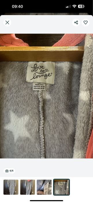 Новая теплая пижама размер М/Л