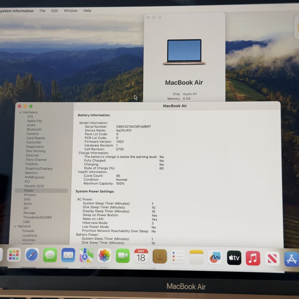 MacBook Air 2020	Gold	M1	8/256	$650/№1529