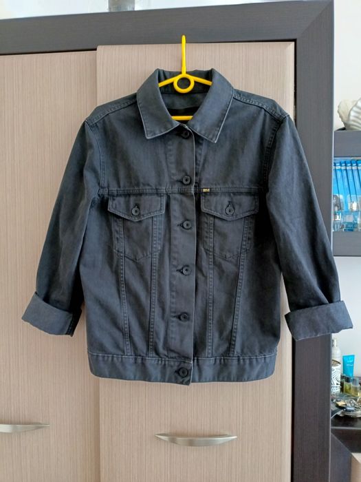 Czarna jeansowa kurtka Tiger of Sweden (rozmiar M) - stan bardzo dobry