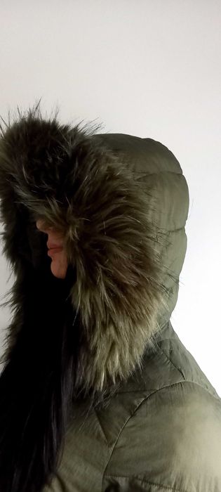 Płaszcz damski zimowy długi pikowany roz.M/L Top Secret