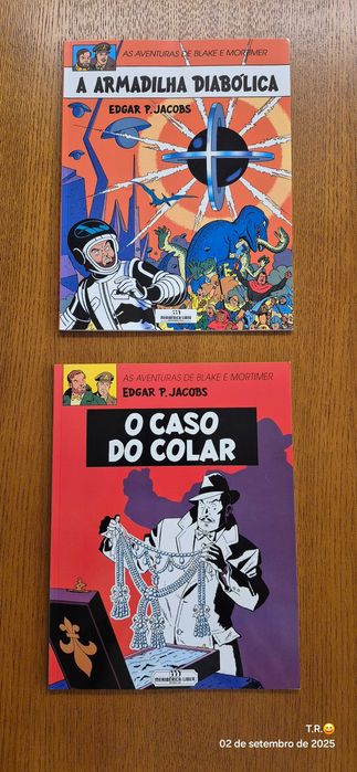 Banda Desenhada As Aventuras de Blake e Mortimer de Edgar P. Jacobs