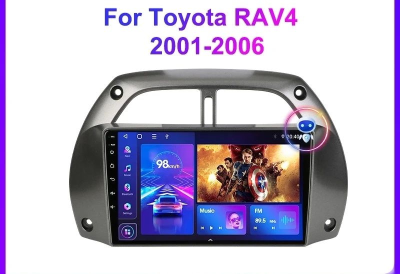 Штатная магнитола Toyota RAV4, CAMRY,COROLA  с 2002-2024 на ANDROID 13