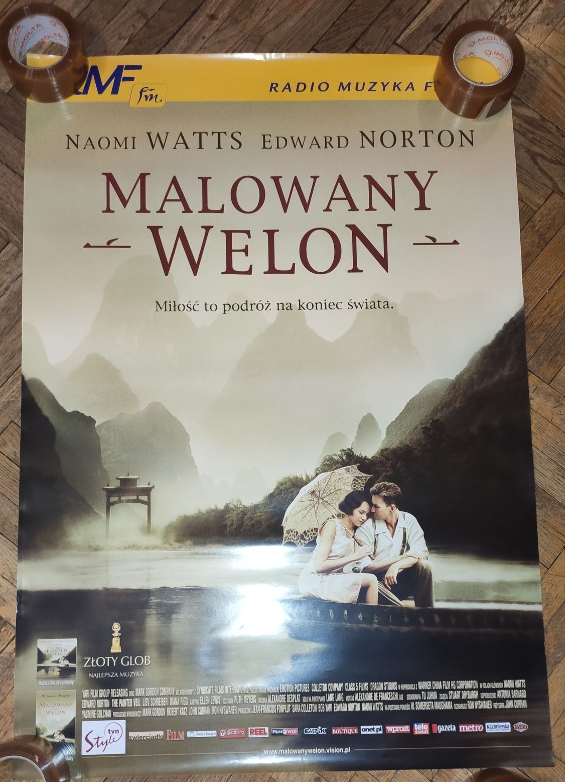 Malowany welon plakat filmowy oryginalny Watts Norton