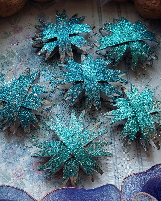 Gwiazdki choinkowe hand made