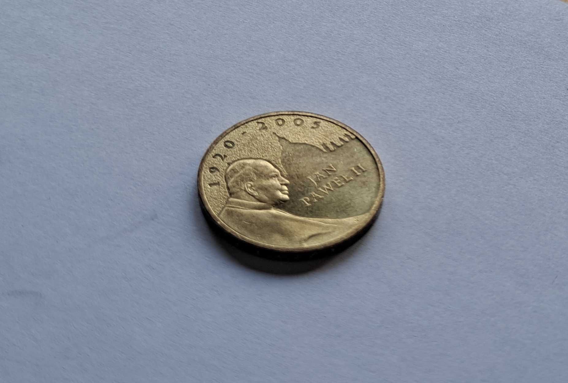 Moneta 2 zł Jan Paweł II 2005r.
