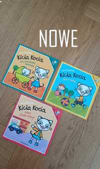 Nowe Zestaw 3szt- nowa książka Kicia Kocia książeczki dla dzieci