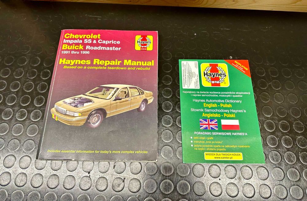 Haynes serwisówka CHEVROLET Impala SS Caprice Buick Roadmaster (91-96)