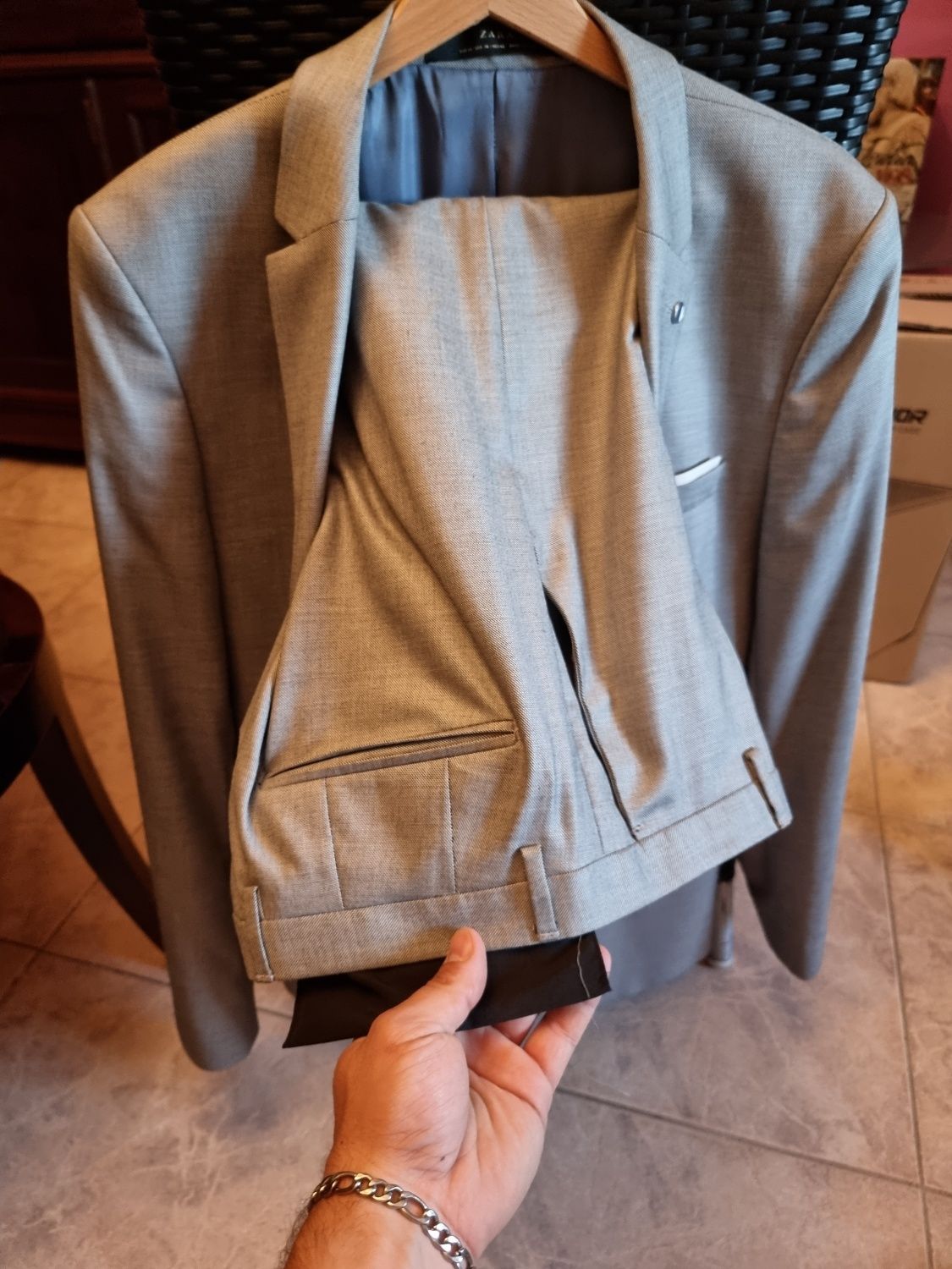 Fato/ Blazer cinza ( zara)