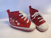Trampki buty niechodki czerwone świąteczne 19 półbuty ABS święta h&m