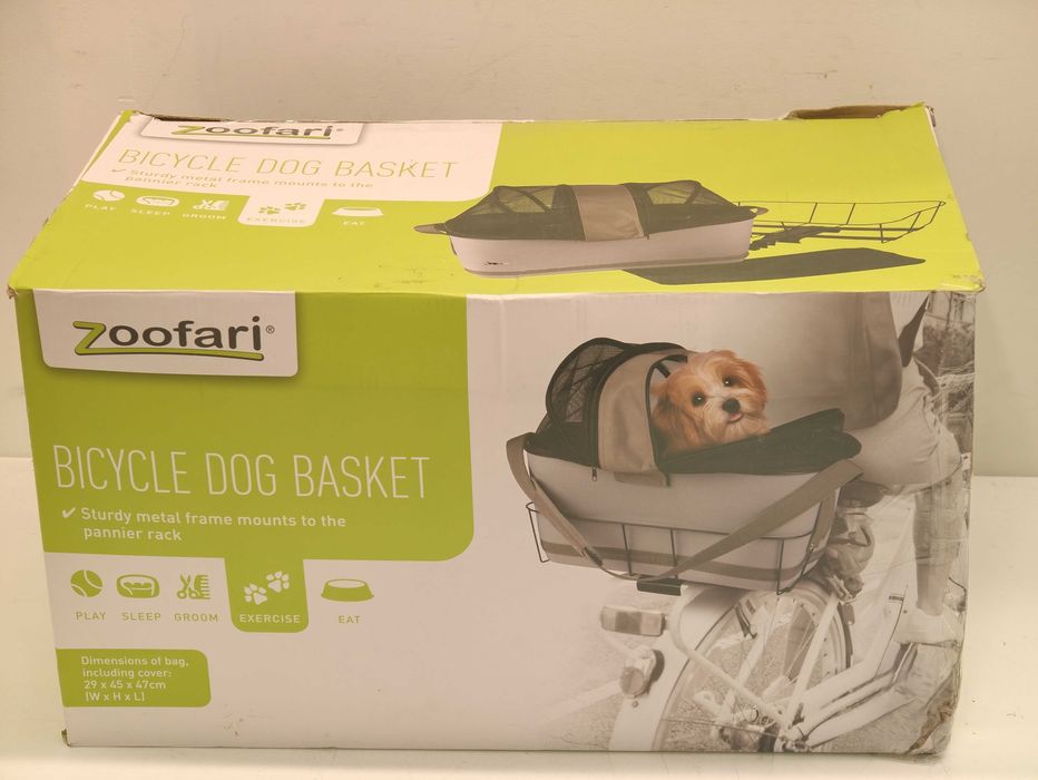 ZOOFARI Kosz na rower transporter dla psa kota