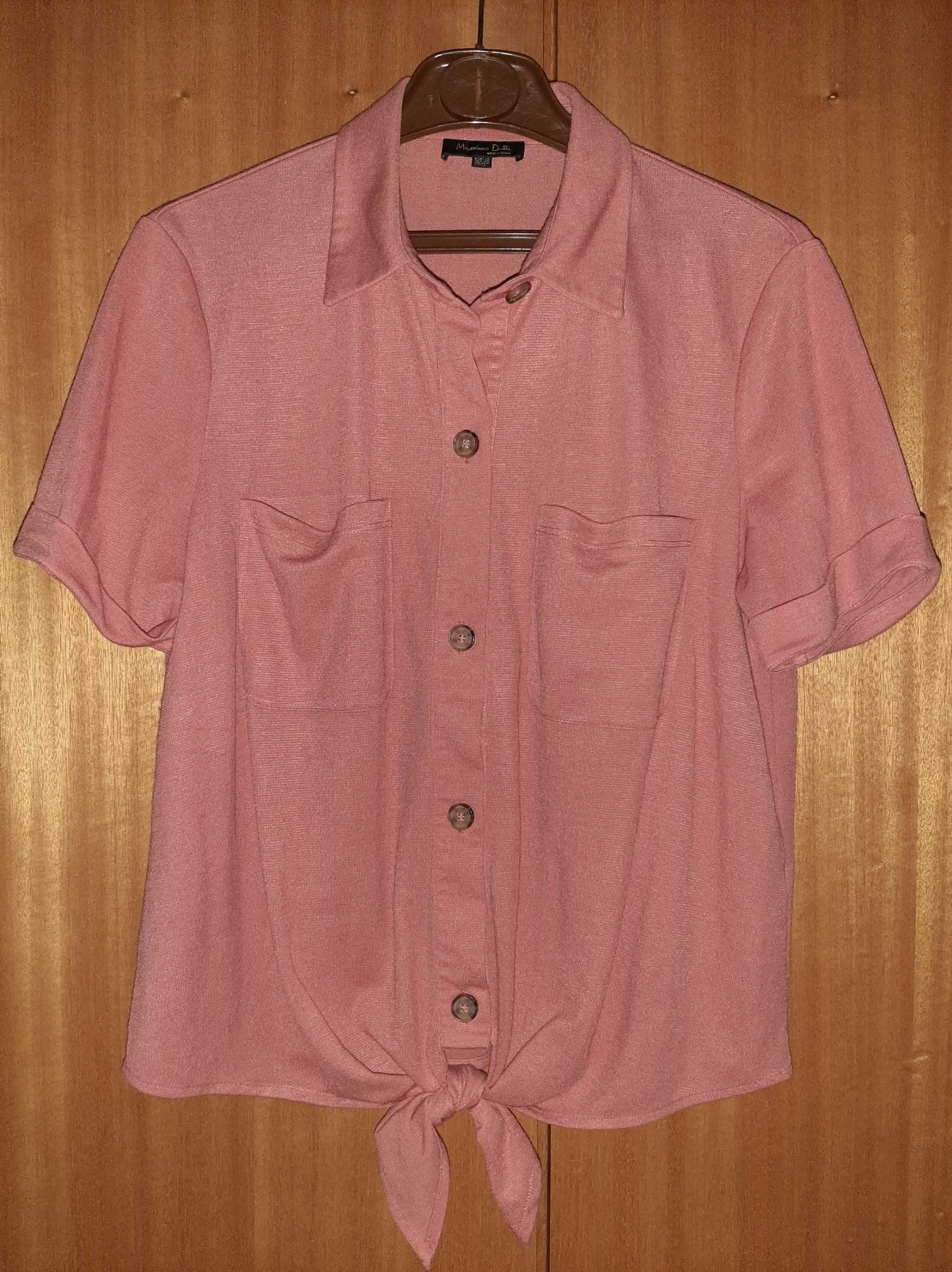 Camisa manga curta Massimo Dutti