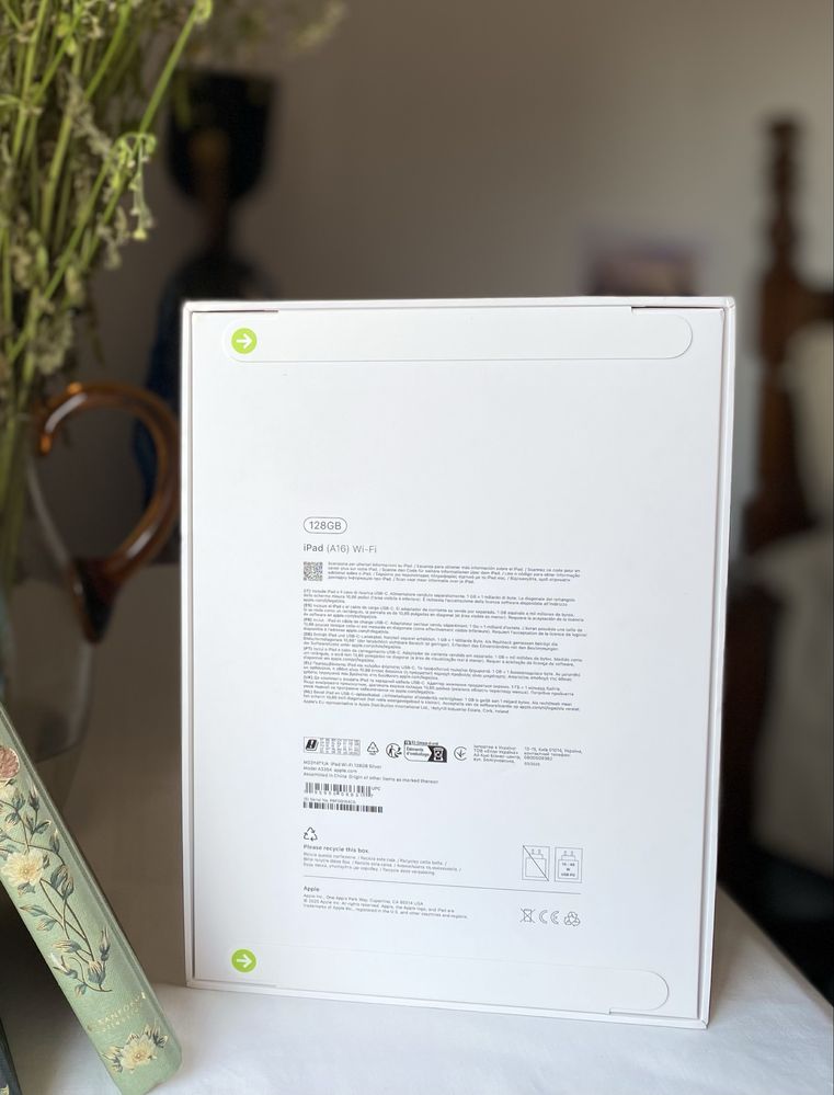 Ipad A16 wifi 128GB Silver 2025 11”
