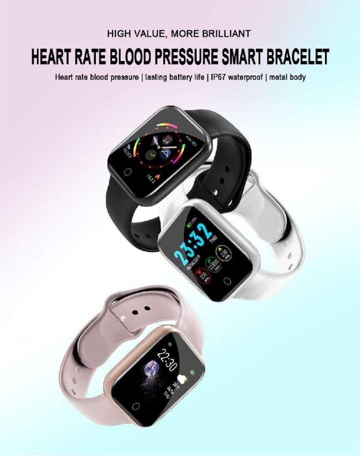 Smartwatch D20S 2021 Unisex Tętno DUŻY WYŚWIETLACZ