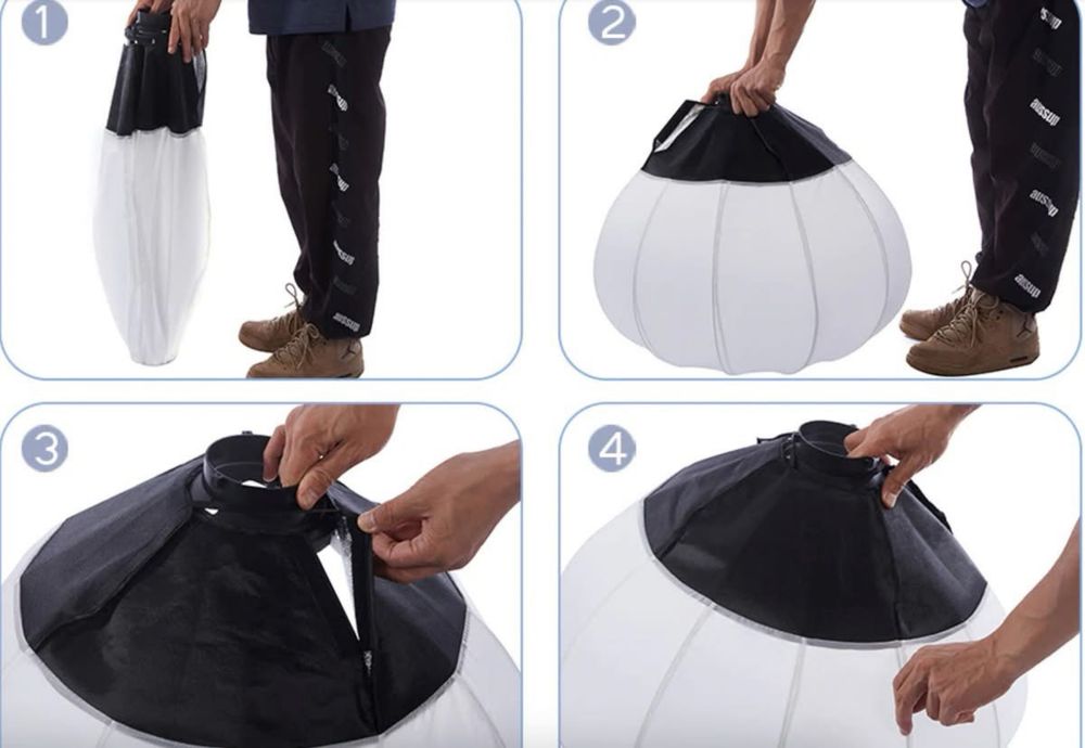Softbox Lanterna Globo 65 cm encaixe Bowens