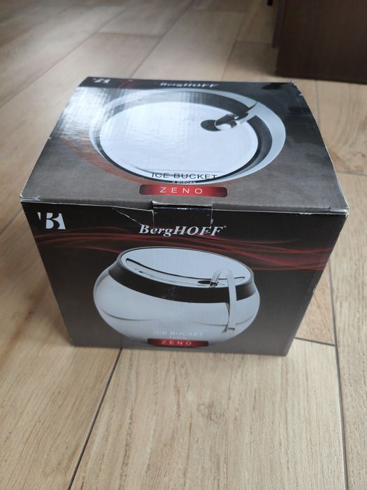 Pojemnik do lodu cooler wiaderko szczypce firmy  BergHOFF  nowe