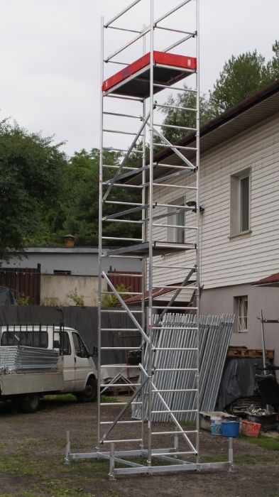 WYNAJEM Rusztowanie aluminiowe jezdne - Krause do 14 m / Warszawskie