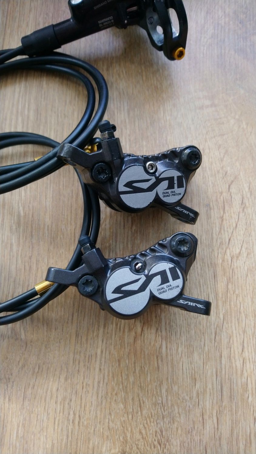 Hamulce shimano saint br m820 komplet