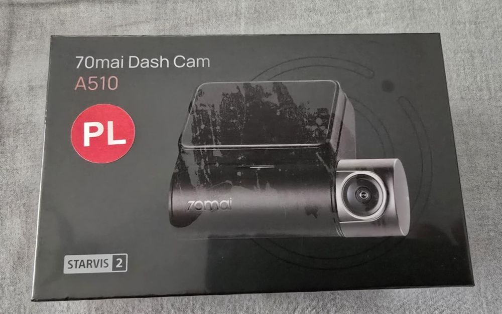 Rejestrator jazdy 70Mai Dash Cam A510 + Przewód adapter stałego zasila