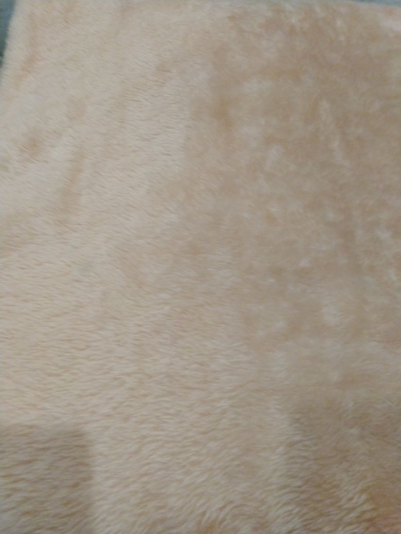 Cobertor em pele de pêssego muito quente