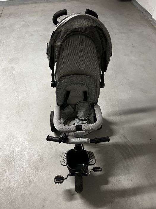 Kinderkraft, Aston, rowerek trójkołowy, Malachite Grey