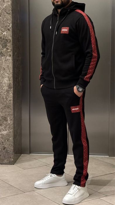 GyCCI Черный брендовый мужской спортивный костюм louis vuitton черный