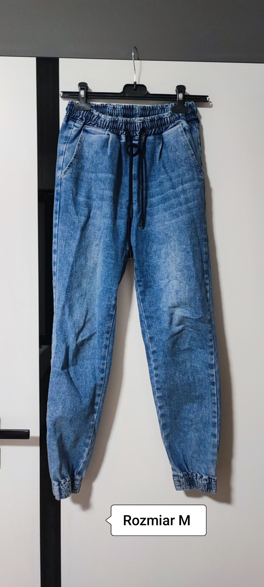 Joggery jeansowe damskie spodnie