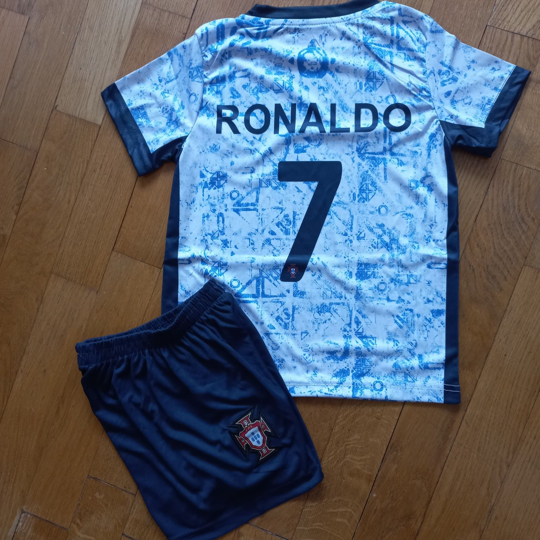 Рональдо форма Португалія футбольна Футболка шорти комплект.