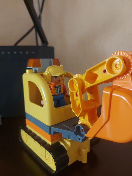 Лего дупло Lego duplo 10812 Вантажівка та гусеничний екскаватор