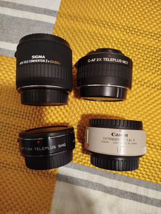 Extensores / extender Canon Sigma Kenko 2x 1.5x 1.4x II
