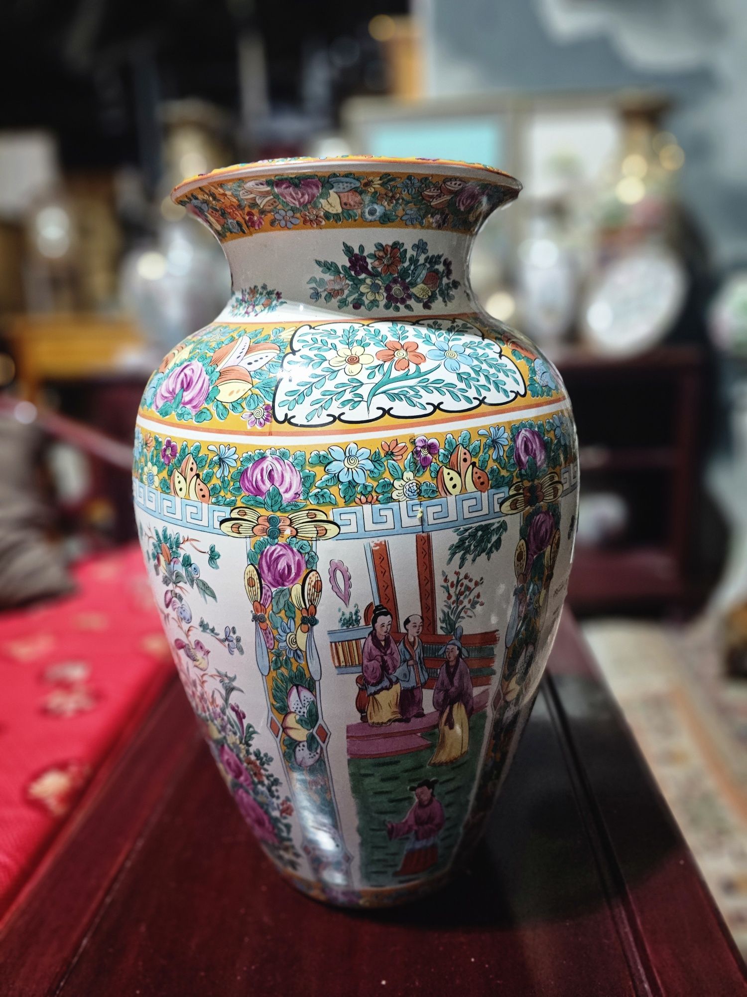Duży wazon chiński 49 cm waza #1503 Stylowy Węgrów