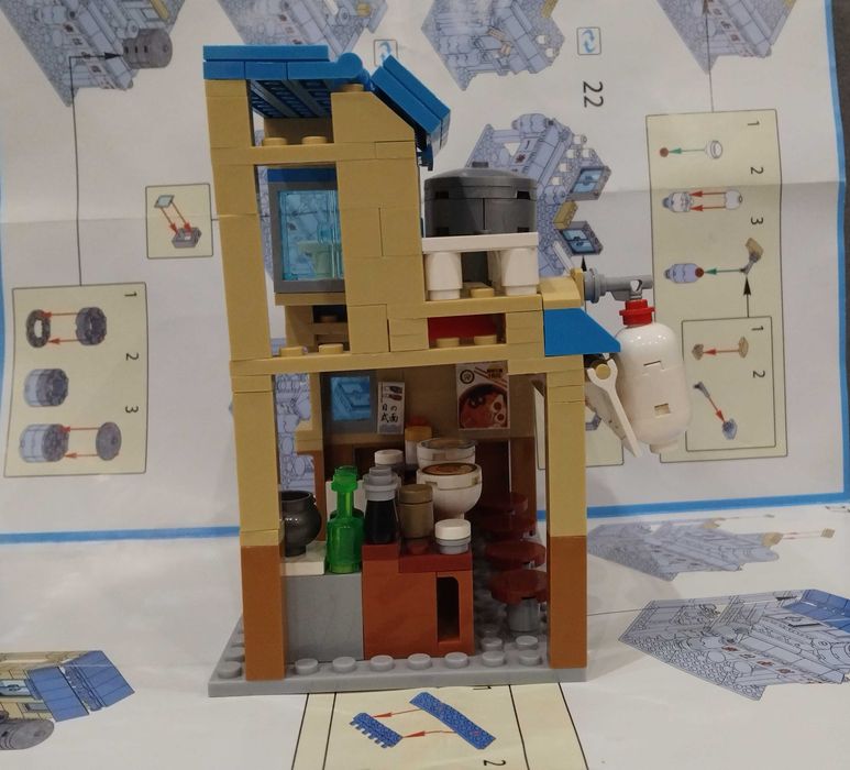 Лего совместимый конструктор японское кафе