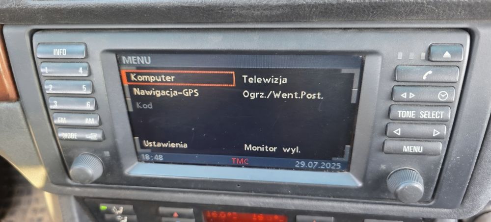 Radio Nawigacja Ekran Navi BMW E39 E38 16:9 4:3 wyświetlacz
