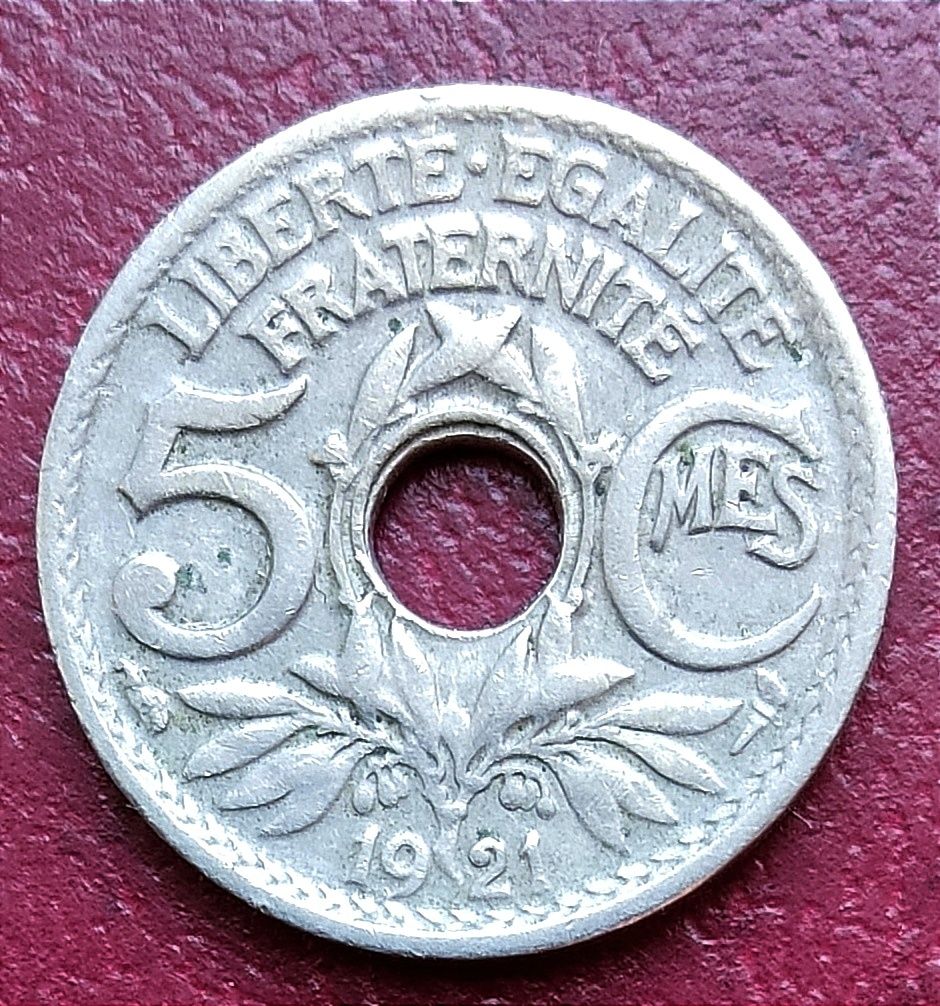 Francja 5 centymów 1921